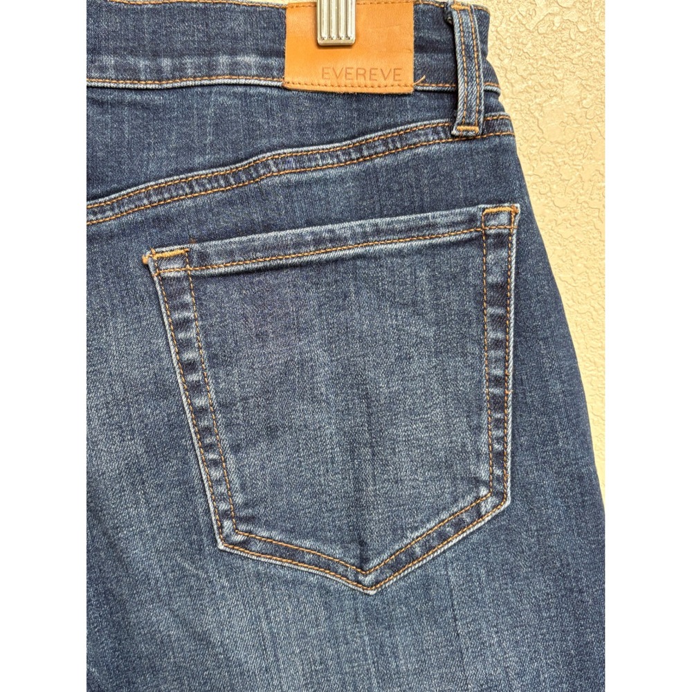EVEREVE Women Blue High Rise Wide Leg Utility Seam Denim Jeans Size 30 - Picture 8 of 8